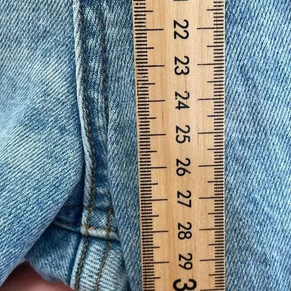 Aritzia - Denim Forum - Arlo High Rise Straight Denim Jeans - Blue - 26x30 - Picture 12 of 14